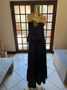 Boutique Collection - Satin Boobtube Maxi Dress