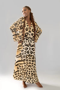 Luxury Silk Crepe - Serengeti Kaftan