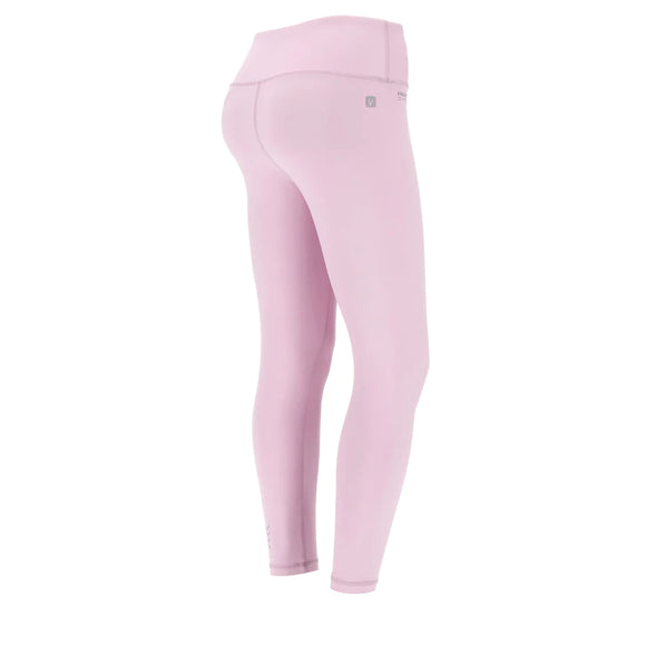 Freddy Supersfit Leggings 7/8 High Waist - Lilac  Sachet With Floral Lettering - Last Size Left XL