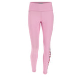 Freddy Supersfit Leggings 7/8 High Waist - Lilac  Sachet With Floral Lettering - Last Size Left XL