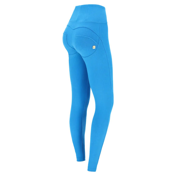 Freddy WR.UP® Skinny Jersey Drill Super  High Rise (Size Up )- Blue - Last Size Left X-Small
