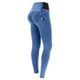 Freddy WR.UP High waist push up and stretch bands  - Clear jeans -Seams on tone - Last Size Left X-Large