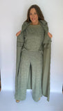 Olive Jami Knit Dress Coat