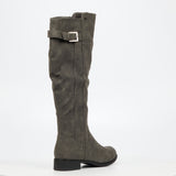 Rebel long Boots - Charcoal - Last Sizes Left 3, 5 & 7