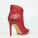 Boss Ankle Boots - Red