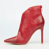 Boss Ankle Boots - Red