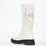 Police Boots - White - last sizes left 4, 5 & 6