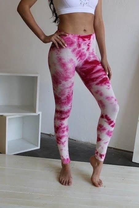 Leggings - Pink Tye Dye
